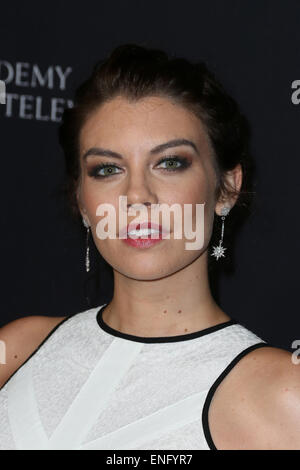 2014 BAFTA Los Angeles Jaguar Britannia Awards präsentiert von BBC America und United Airlines statt bei The Beverly Hilton Hotel - Anreise mit: Lauren Cohan wo: Beverly Hills, Kalifornien, USA bei: 30. Oktober 2014 Stockfoto