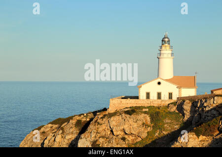 Far de Capdepera, Cala Rajada, Insel Mallorca, Spanien Stockfoto