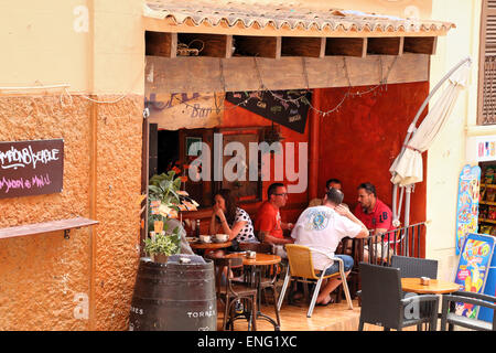 Escape-Bar in der Lonja von Palma de Mallorca Stockfoto