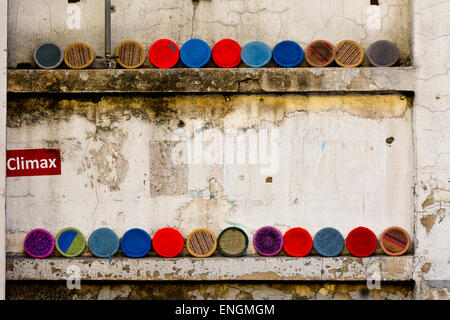 Kunststoffplatten in Bangkok, Thailand Stockfoto