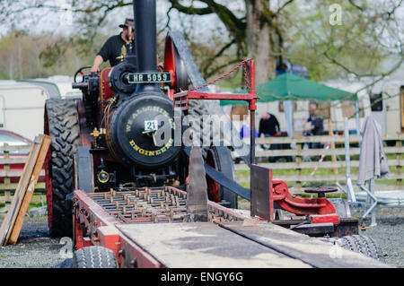 Ein Traction Motor treibt eine große Sägeblatt Stockfoto