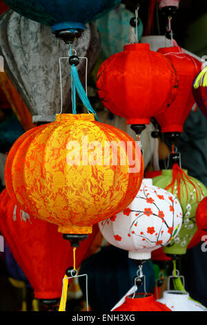 Bunte Laternen, Hoi an, Vietnam Stockfoto