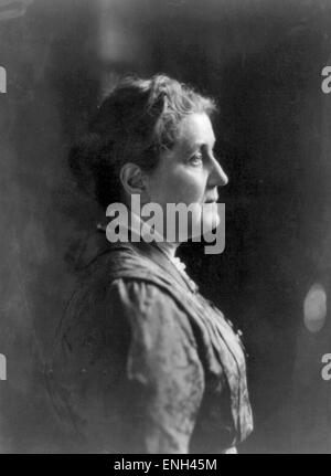 Jane Addams, Pionier der amerikanischen Siedlung Sozialarbeiter, öffentlichen Philosoph, Soziologe, Autor und führend in das Frauenwahlrecht und Frieden in der Welt. Friedensnobelpreisträger 1931 Stockfoto