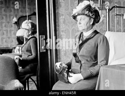 Jane Addams, Pionier der amerikanischen Siedlung Sozialarbeiter, öffentlichen Philosoph, Soziologe, Autor und führend in das Frauenwahlrecht und Frieden in der Welt. Friedensnobelpreisträger 1931 Stockfoto