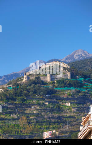 Maiori, Küste von Amalfi, Salerno, Kampanien, Italien Stockfoto