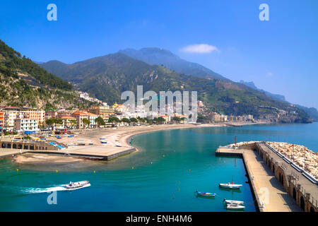 Maiori, Küste von Amalfi, Salerno, Kampanien, Italien Stockfoto