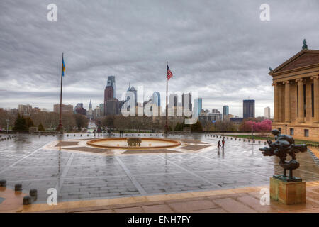 Das Museum of Art in Philadelphia, Pennsylvania Stockfoto