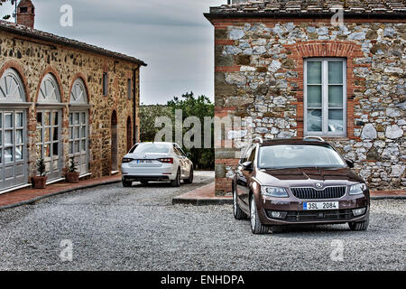 Skoda Superb III, 2,0 TSI / 162 kW Stockfoto