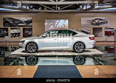 Skoda Superb III, 2,0 TSI / 162 kW Stockfoto