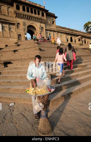 Ahilya Fort in Maheshwar. Stockfoto