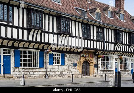 Alte Gebäude in York Stockfoto