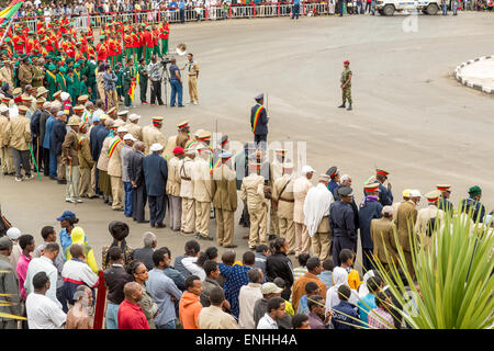 Addis Abeba, Äthiopien. 5. Mai 2015. Äthiopische feiern den 74. Jahrestag der Patriots Sieg Gedenktag für Äthiopiens Sieg über die eindringenden Italiener am 5. Mai 2015 in Addis Abeba, Äthiopien. Bildnachweis: Dereje Belachew/Alamy Live-Nachrichten Stockfoto