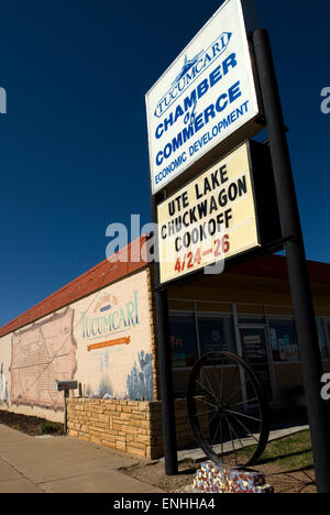 Industrie und Handelskammer Tucumcari New Mexico USA Stockfoto