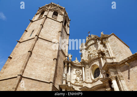 Heiliges Marys Kathedrale, Valencia, Spanien Stockfoto