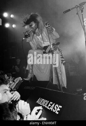 Sigue Sigue Sputnik im Konzert. 28. Februar 1986 Stockfoto