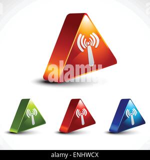 Vektor-Radio-Antenne-Symbol Stock Vektor