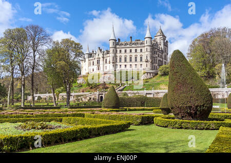 Dunrobin Castle Museum & Gardens in der Nähe von Golspie Highland-Schottland Stockfoto