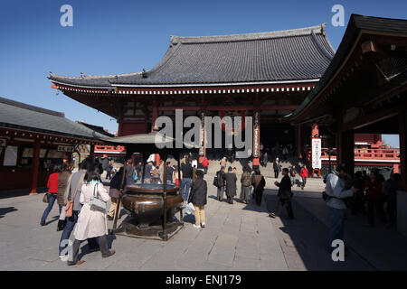 Sensō-Ji buddhistischer Tempel in Asakusa, Tokio Stockfoto