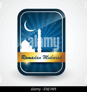 stilvolle Ramadan Kareem Vektor-illustration Stock Vektor