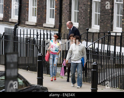 Katie Price Alias Jordan verlässt ihre Anwälte 'Fiona Shackleton' Büros im Zentrum von London. 26. Mai 2009. Stockfoto