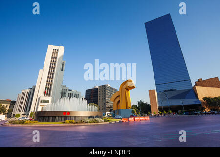 Paseo De La Reforma Square in der Innenstadt von Mexiko-Stadt Stockfoto