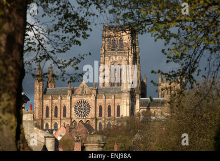 Historischen Durham Kathedrale von Durham UK Stockfoto