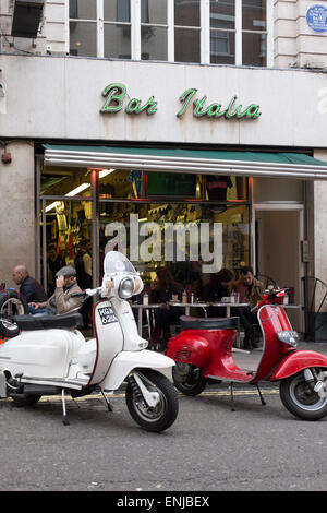 Bar Italia, Frith Street, Soho, London Stockfoto