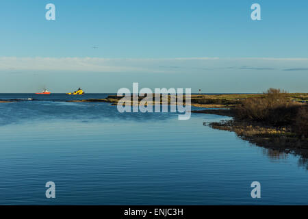 Mündung des Flusses Don, Aberdeen, Schottland. Stockfoto