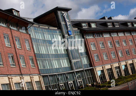 Radisson Blu Hotel Durham außen Durham Stadtzentrum Stockfoto