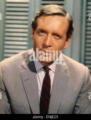 PATRICK McGOOHAN (1928 – 2009) anglo-amerikanische Film- und TV-Schauspieler in den 60er Jahren TV-Serien Gefahr Mann (aka Secret Agent) Stockfoto