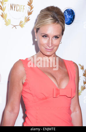 New York, NY, USA - 30. April 2015: Sonja Morgan besucht Weltpremiere des Dokumentarfilms "Eine Reise nach Taiwan" Stockfoto