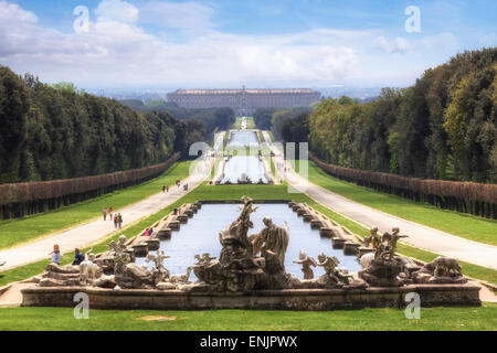 Königspalast von Caserta, Caserta, Kampanien, Italien Stockfoto