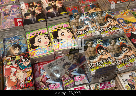 Manga (japanische Comics), Tokio, Japan, Asien Stockfoto