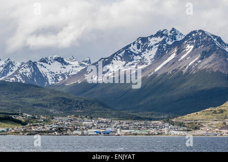 Die südlichste Stadt der Welt, Tor zur Antarktis, Ushuaia, Argentinien, Südamerika Stockfoto