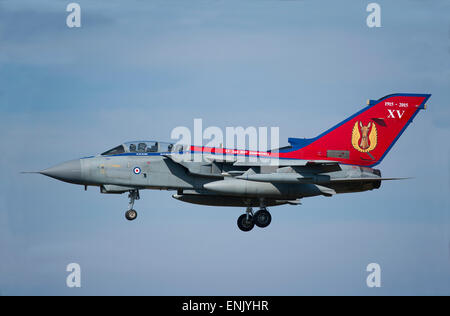 Panavia Tornado GR4 von 15 Squadron ZA461 basierend auf RAF Lossiemouth. Schottland.  SCO 9722 Stockfoto