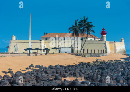 San Sebastian Fort, Stadt von São Tomé, Sao Tome und Principe, Atlantik, Afrika Stockfoto