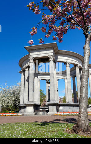 Wales National War Memorial, Alexandra Gardens, Cathay Park, Cardiff, Wales, Vereinigtes Königreich. Stockfoto