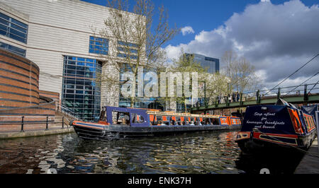 Birmingham ICC, international Convention Center Eingang von Brindley Place Stockfoto