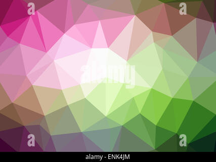 Multicolor abstrakt geometrische zerknittert dreieckigen low-Poly-Stil Illustration Grafik Hintergrund Stockfoto