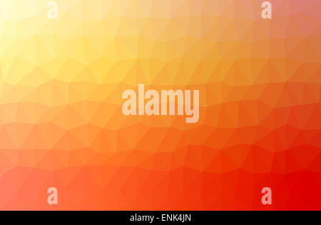 Orange abstrakte geometrische zerknitterten dreieckigen low-Poly-Stil Illustration Grafik Hintergrund Stockfoto