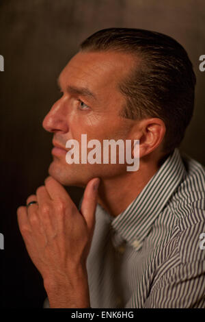 Porträt von mittlerem Alter Männer Stockfoto