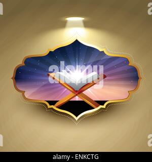 Vektor-islamischem Hintergrund-Design-illustration Stock Vektor