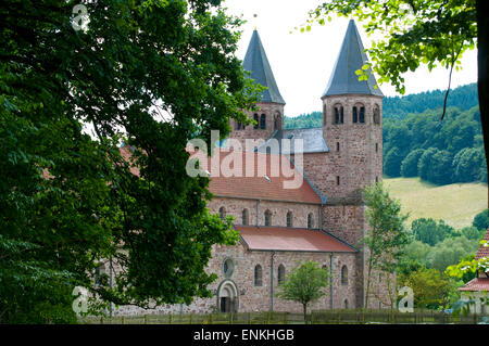 Bursfelder Kloster, WeserLower Sachsen, Deutschland Stockfoto