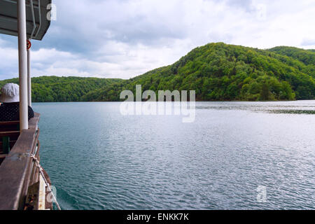Fähren Kroatien Plitvicer Seen Pier. Nationalpark Plitvice Stockfoto