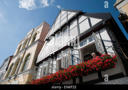 Haus in der Altstadt, Oldenburg, Niedersachsen, Deutschland |  Haus in der Altstadt, Oldenburg, Niedersachsen, Deutschland Stockfoto