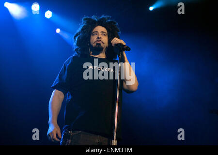 Zählen der Krähen, die live im Konzert in der O2 Academy Featuring: Adam Duritz Where: Glasgow, Schottland, Vereinigtes Königreich bei: 2. November 2014 Stockfoto