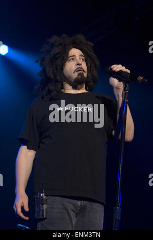 Zählen der Krähen, die live im Konzert in der O2 Academy Featuring: Adam Duritz Where: Glasgow, Schottland, Vereinigtes Königreich bei: 2. November 2014 Stockfoto