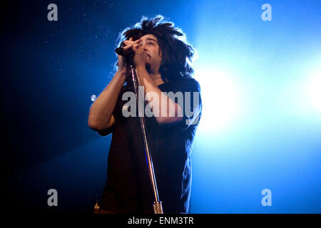 Zählen der Krähen, die live im Konzert in der O2 Academy Featuring: Adam Duritz Where: Glasgow, Schottland, Vereinigtes Königreich bei: 2. November 2014 Stockfoto