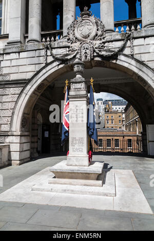 WW1 Kriegerdenkmal am Somerset House, Strand, London WC2, UK Stockfoto