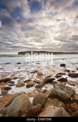 Melvich Felsenstrand, Sutherland, Nord-Schottland Stockfoto